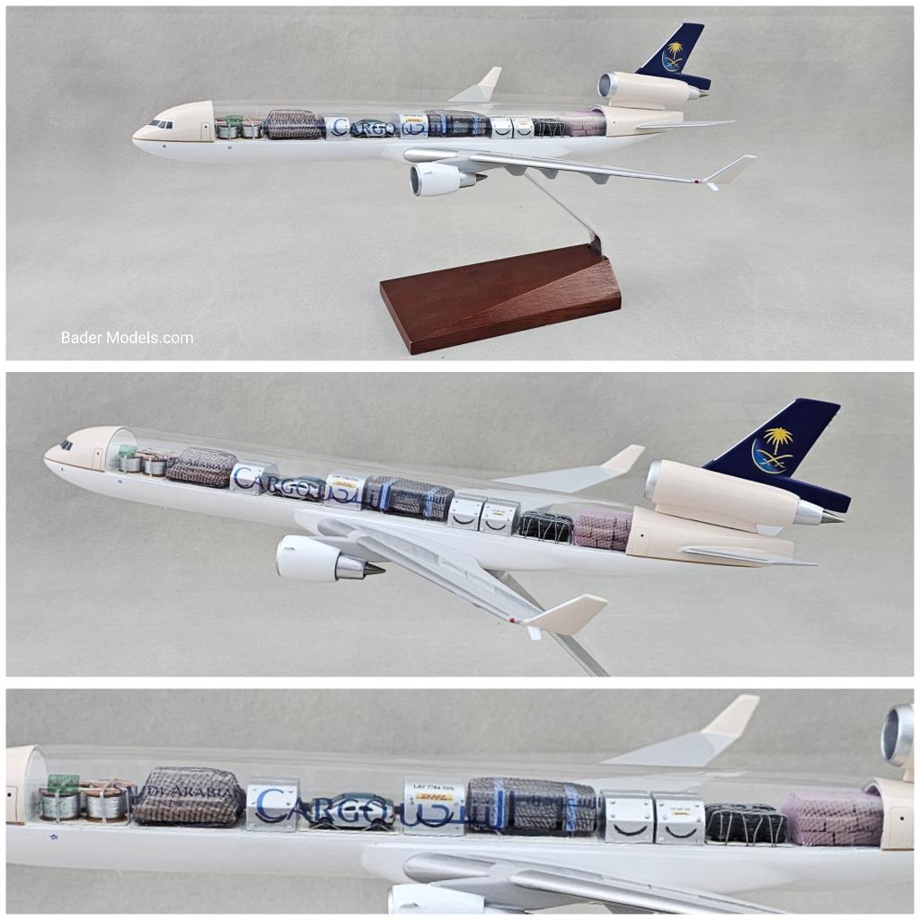 Saudi Cargo - MD-11F - (1:100) - 180° Clear Top